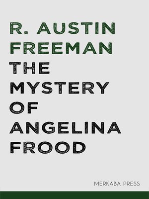 cover image of The Mystery of Angelina Frood